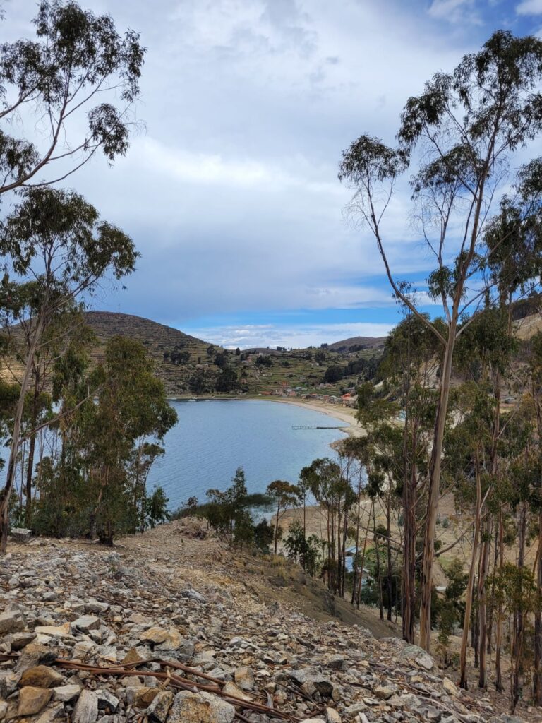 Isla del sol, Copacabana, Pérou - Une plage de l'île